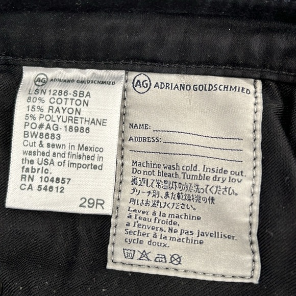 AG Stevie slim straight jeans  size 29R - Picture 12 of 15